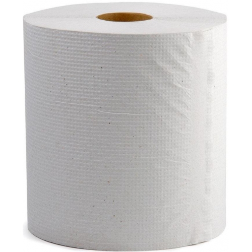 Biały ręcznik papierowy w MAXI roli makulatura